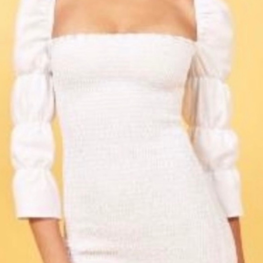 White reformation dress
